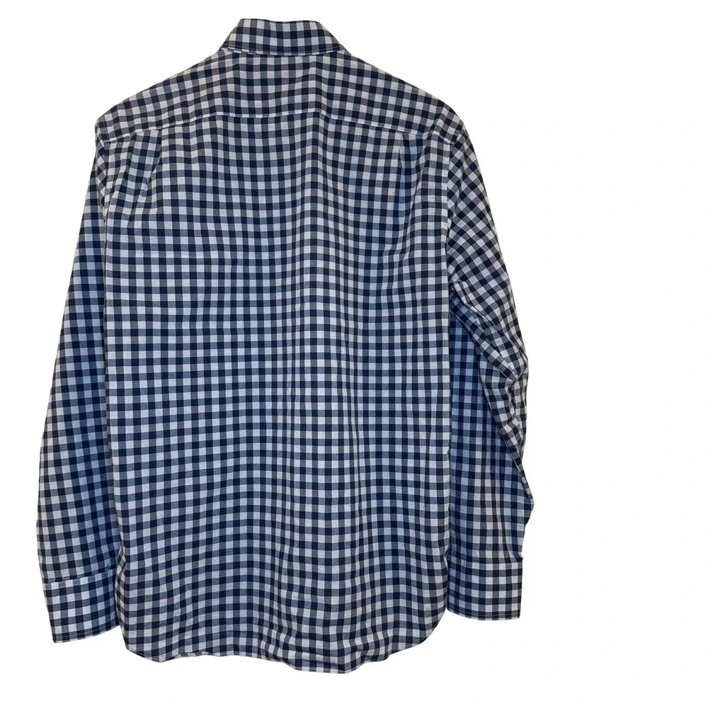 BONOBOS Slim Fit Gingham Check Button‎ Down Shirt Mens Size Medium